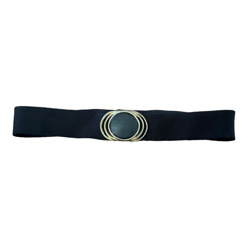 Vintage Black Stretchy Belt